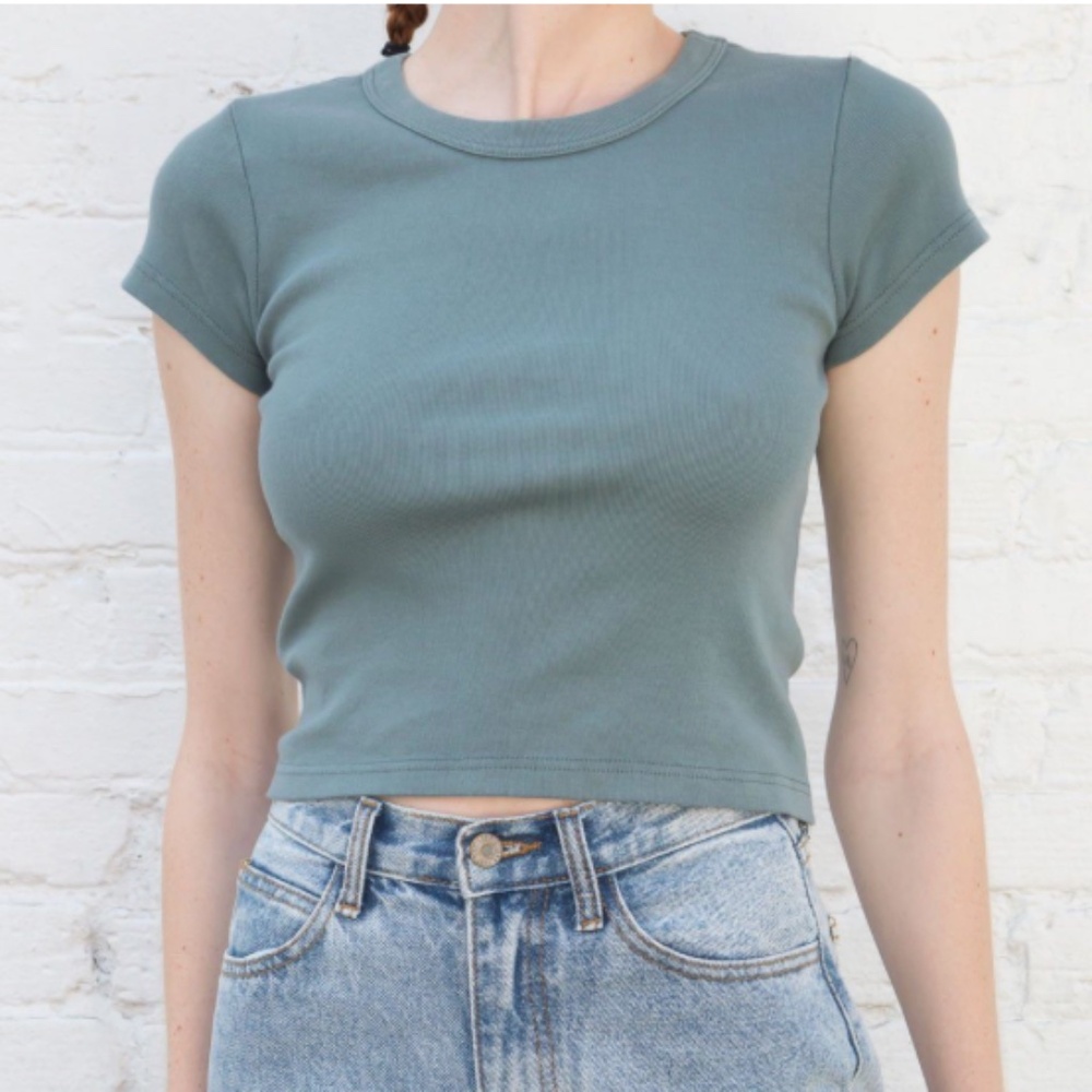 John Galt/Brandy Melville Hailie Top - Green